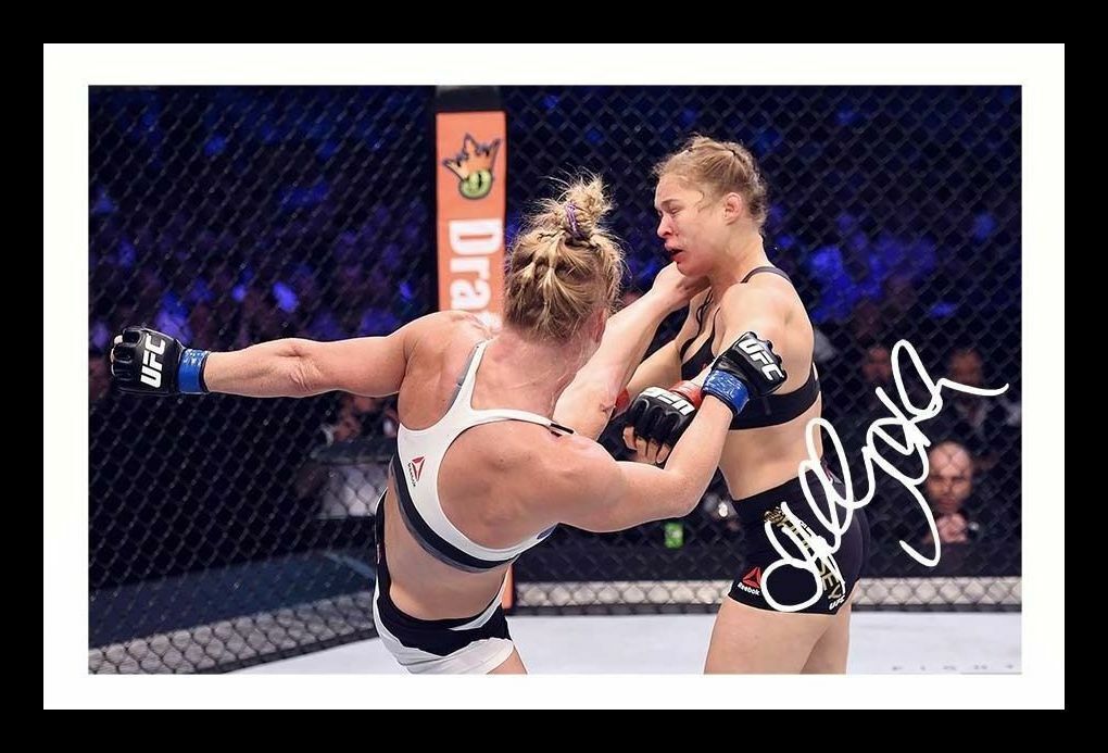 Holly Holm - UFC Autograph Signed & Framed Photo Poster painting