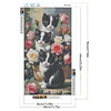 Diamond Painting - Full Round Drill - Cat and Flowers(Canvas|40*70cm)