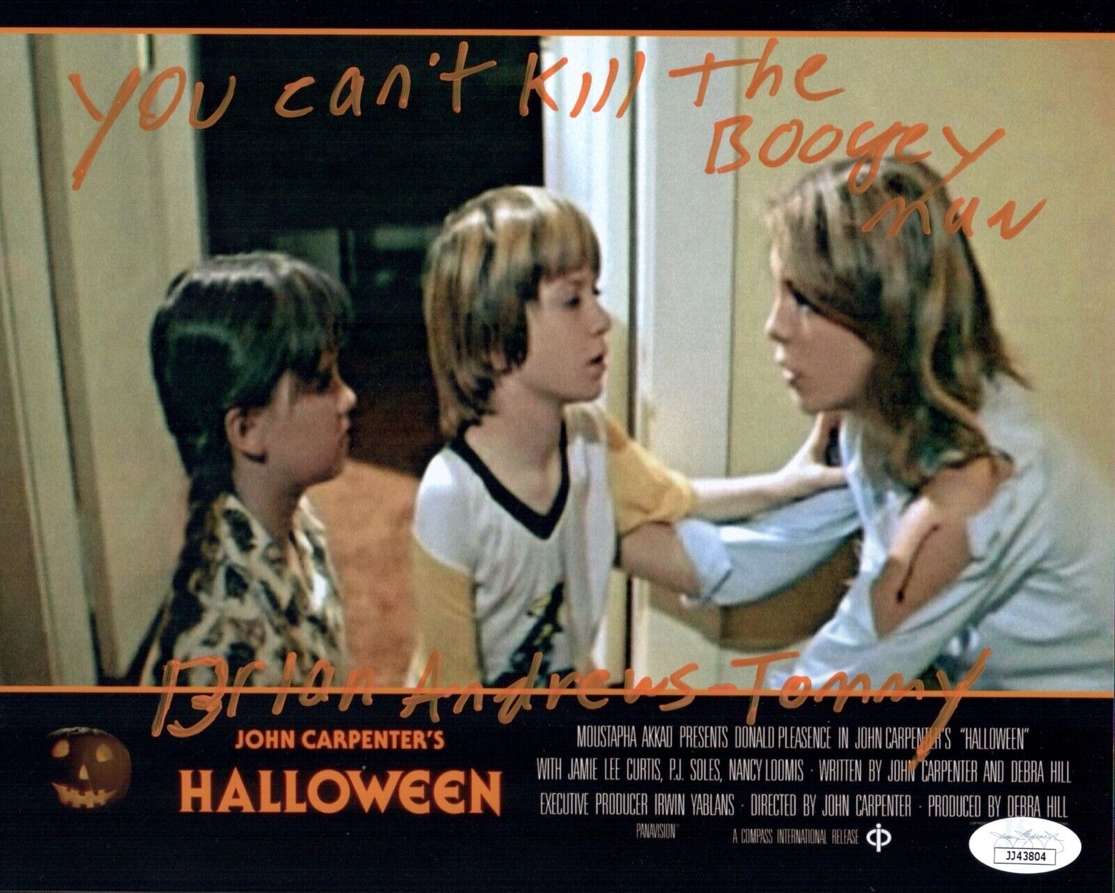 BRIAN ANDREWS Signed HALLOWEEN 8x10 Photo Poster painting IN PERSON Autograph JSA COA Cert