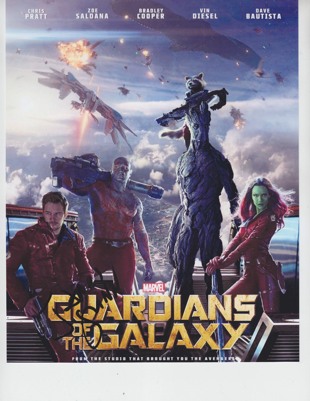 James Gunn - GUARDIANS OF THE GALAXY - signed 8x10