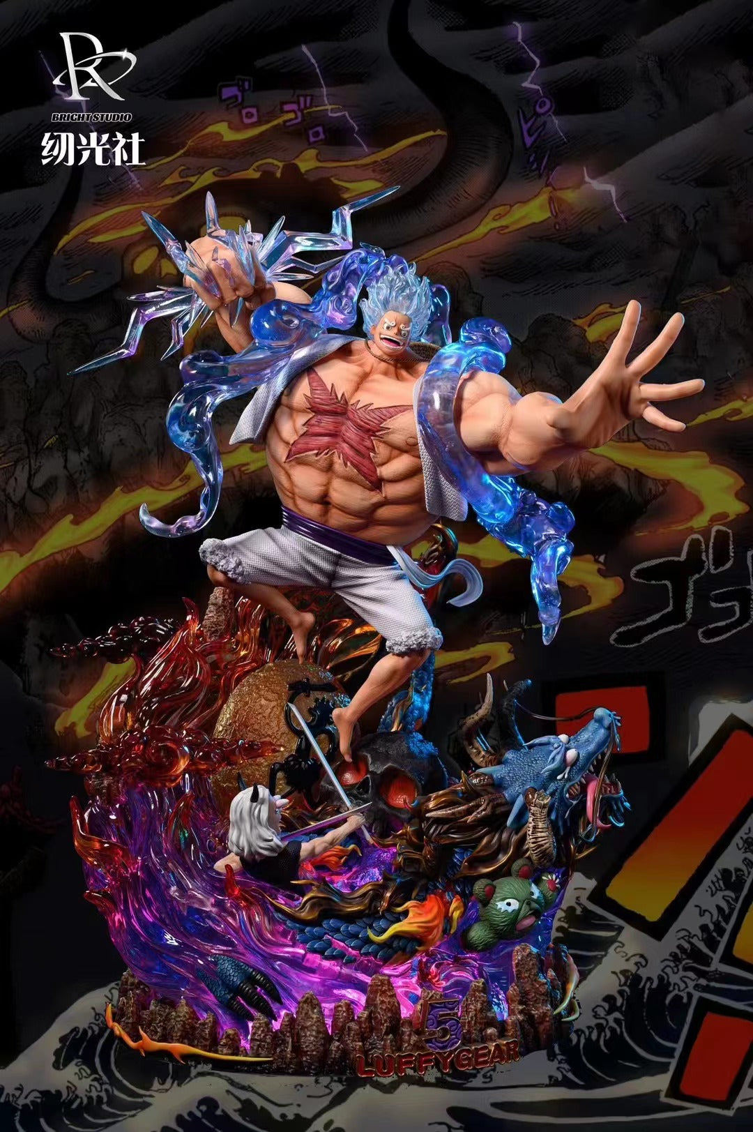 Dayu Studio One Piece Gear 5 Nika Luffy vs Kaido