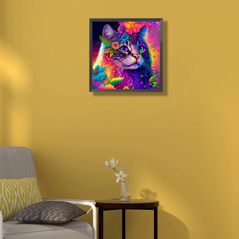 Diamond Painting - Full Round Drill - Cat(30*30cm)