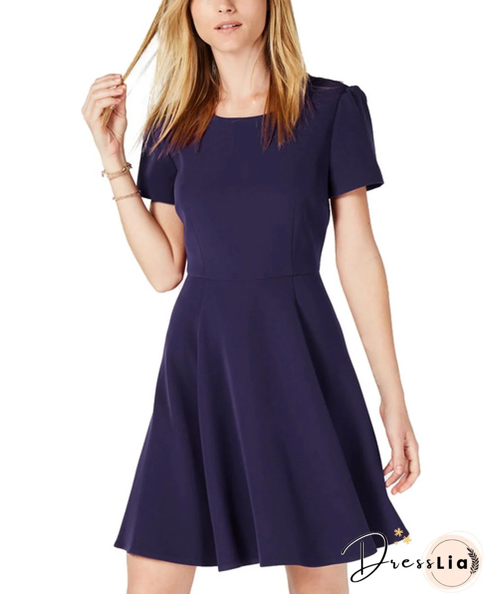 Maison Jules | Heart Cut out Dress | Blue