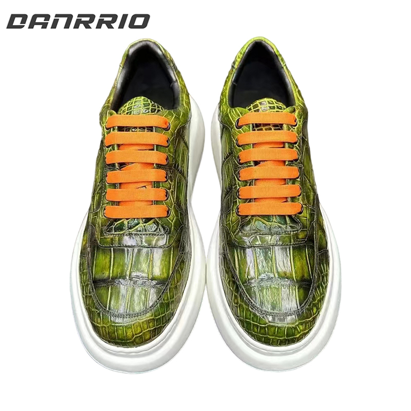Handmade Genuine Crocodile Leather Casual Sneaker DANRRIO.COM DANRRIO