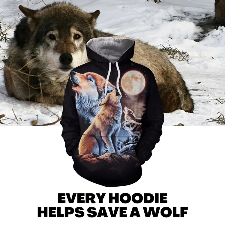 Wolf Hoodie