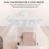 Low Profile Ceiling Fans with Lights 180 Rotating & 3 Speeds Window Exhaust Fan Reversible Airflow Control Ideal for Home Bedroom Or Office