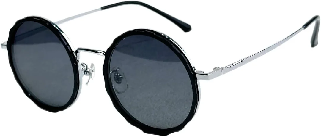 Adjustable Tint Sunglasses, Tint Adjustable Sunglasses, 1-9 Gears Rounded Polarized Glasses with Nd Filter Lenses Technology