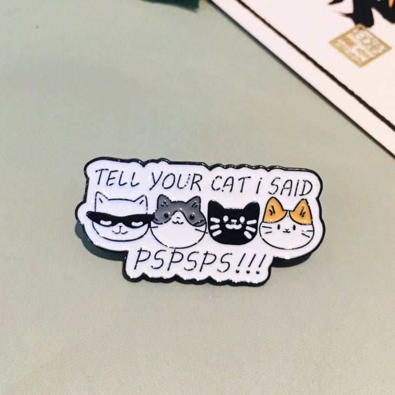 Mood Conversion Brooch Personality Slidable Social Power Expression Metal Badge Women’s Jewelry Accessories Pin