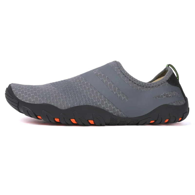 Barfußschuhe Herren Damen - Gepolsterte Slip-On Wanderstiefel Baumwolle