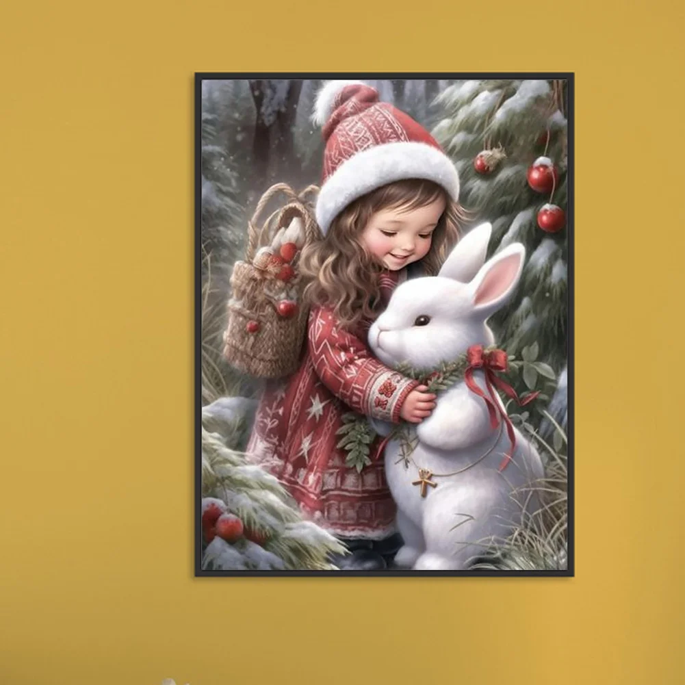 Diamond Painting - Full Round Drill - Girl(Canvas|30*40cm)