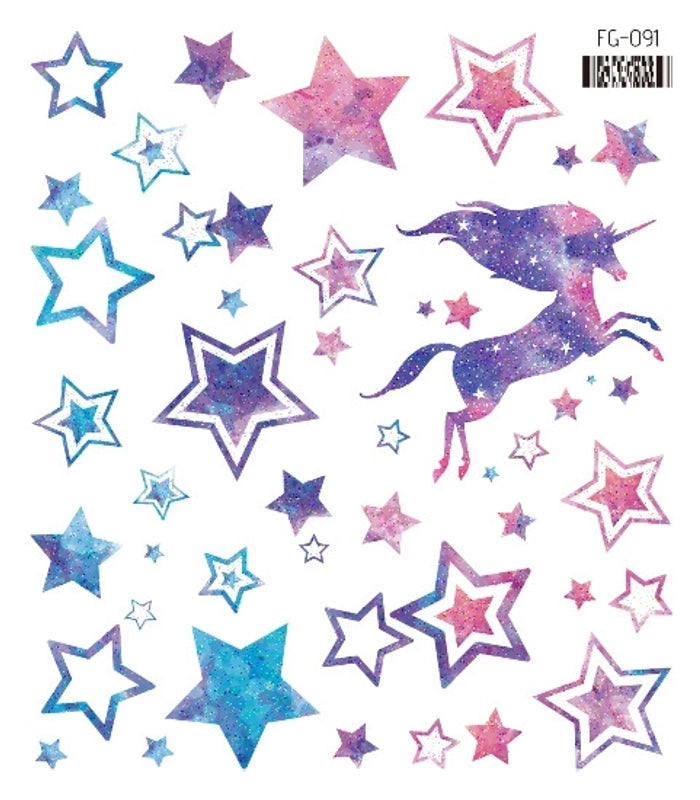 Lady Butterfly Pet Tattoos & Body Art 1 Piece