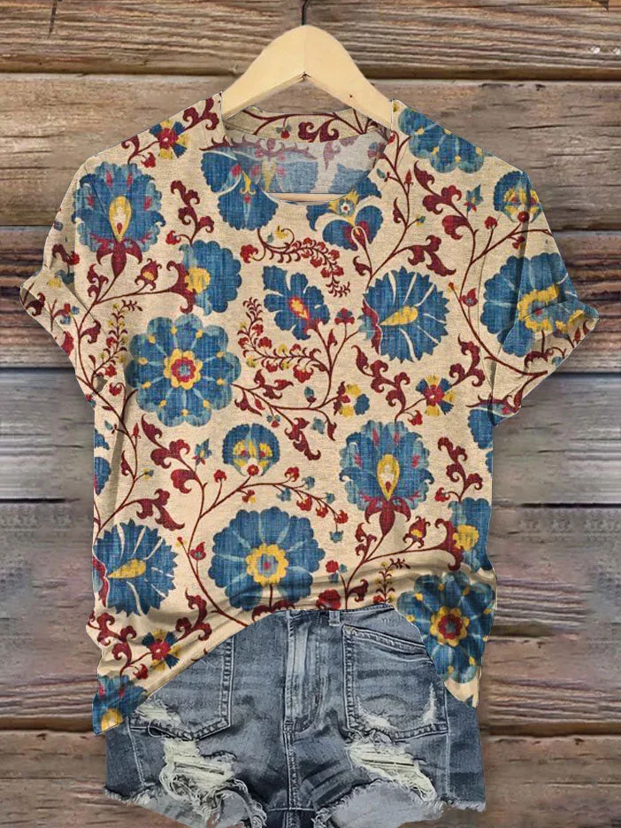 Vintage Art Print T-shirt
