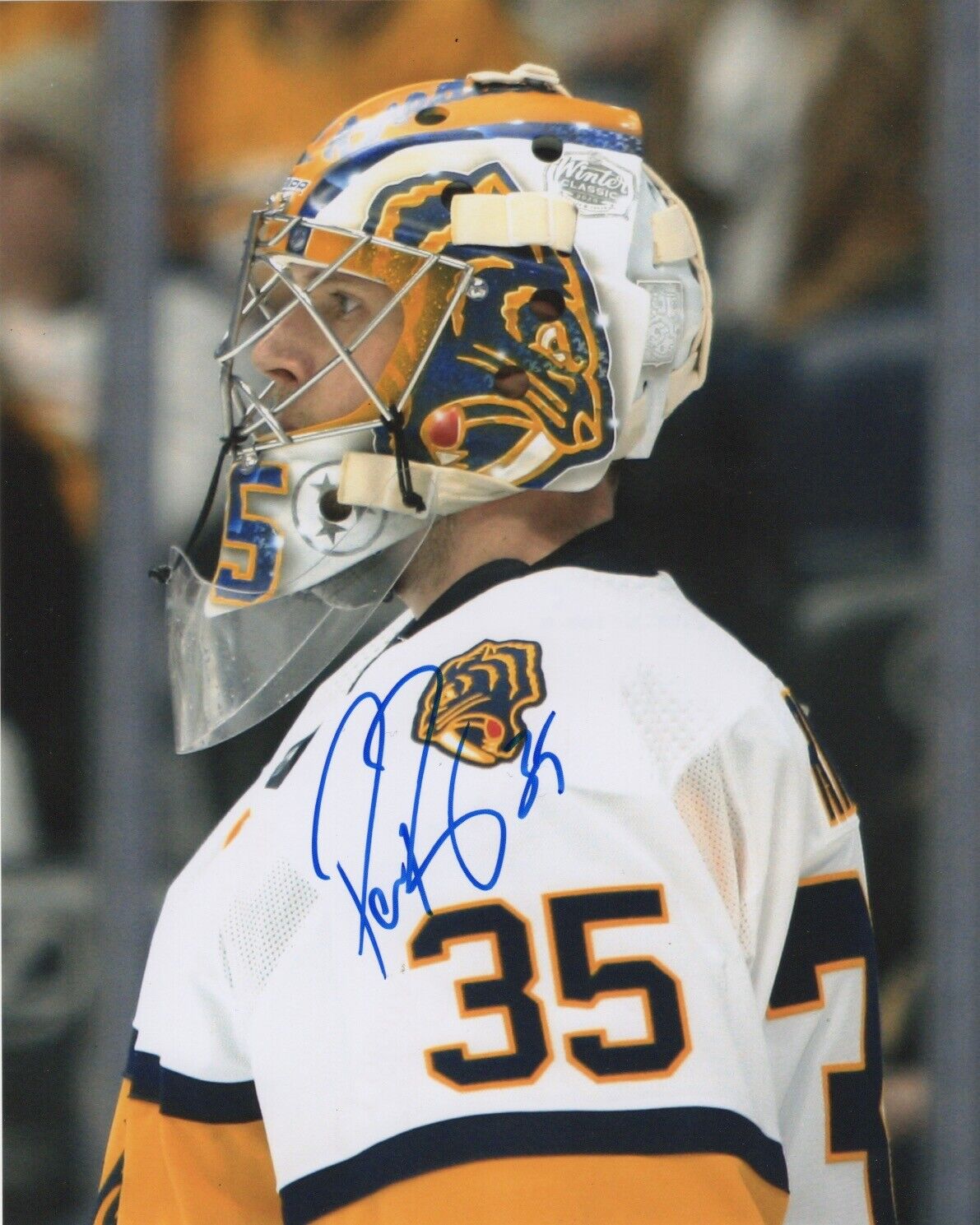 Nashville Predators Pekke Rinne Signed Autographed 8x10 NHL Photo Poster painting COA #3