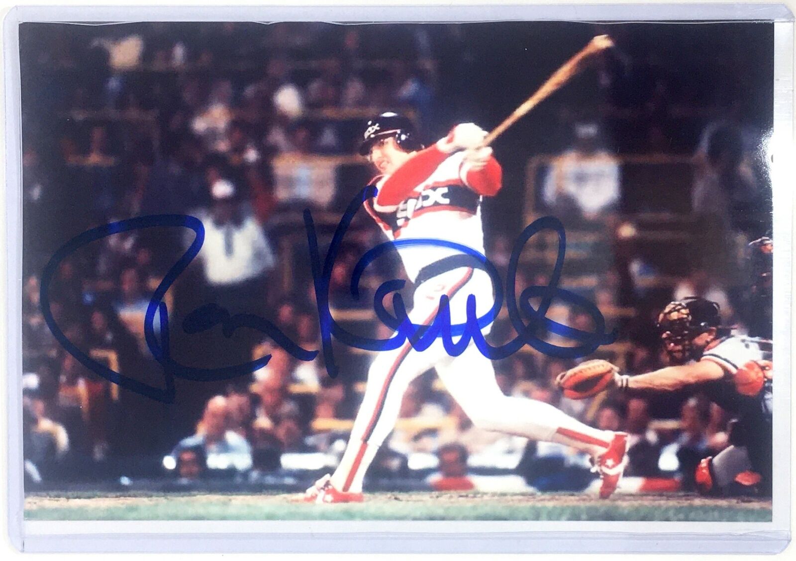 Ron Kittle Signed 4x6 Photo Poster painting Chicago White Sox Yankees ROY Autograph Auto