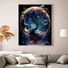 Moon Tree Of Life-11CT Stamped Cross Stitch 40*50cm/15.75*19.69in