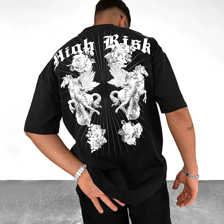 Men's Fashion Printed Casual T-Shirt