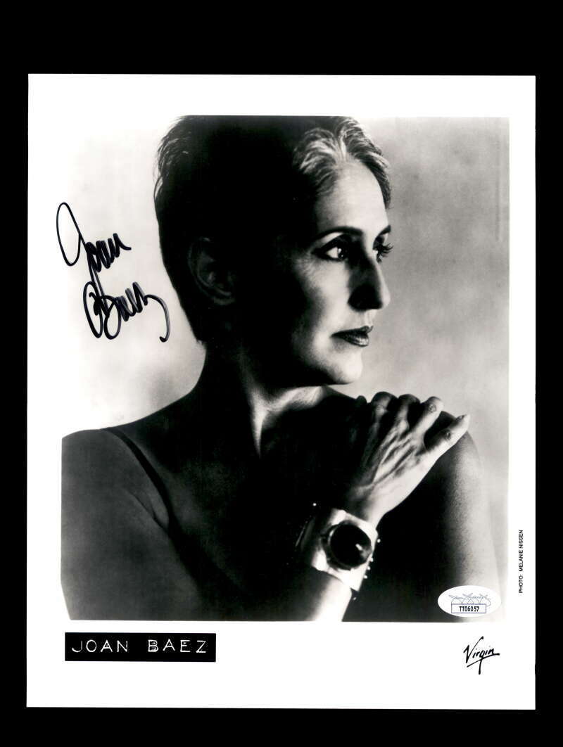 Joan Baez JSA Coa Signed 8x10 Photo Poster painting Autograph