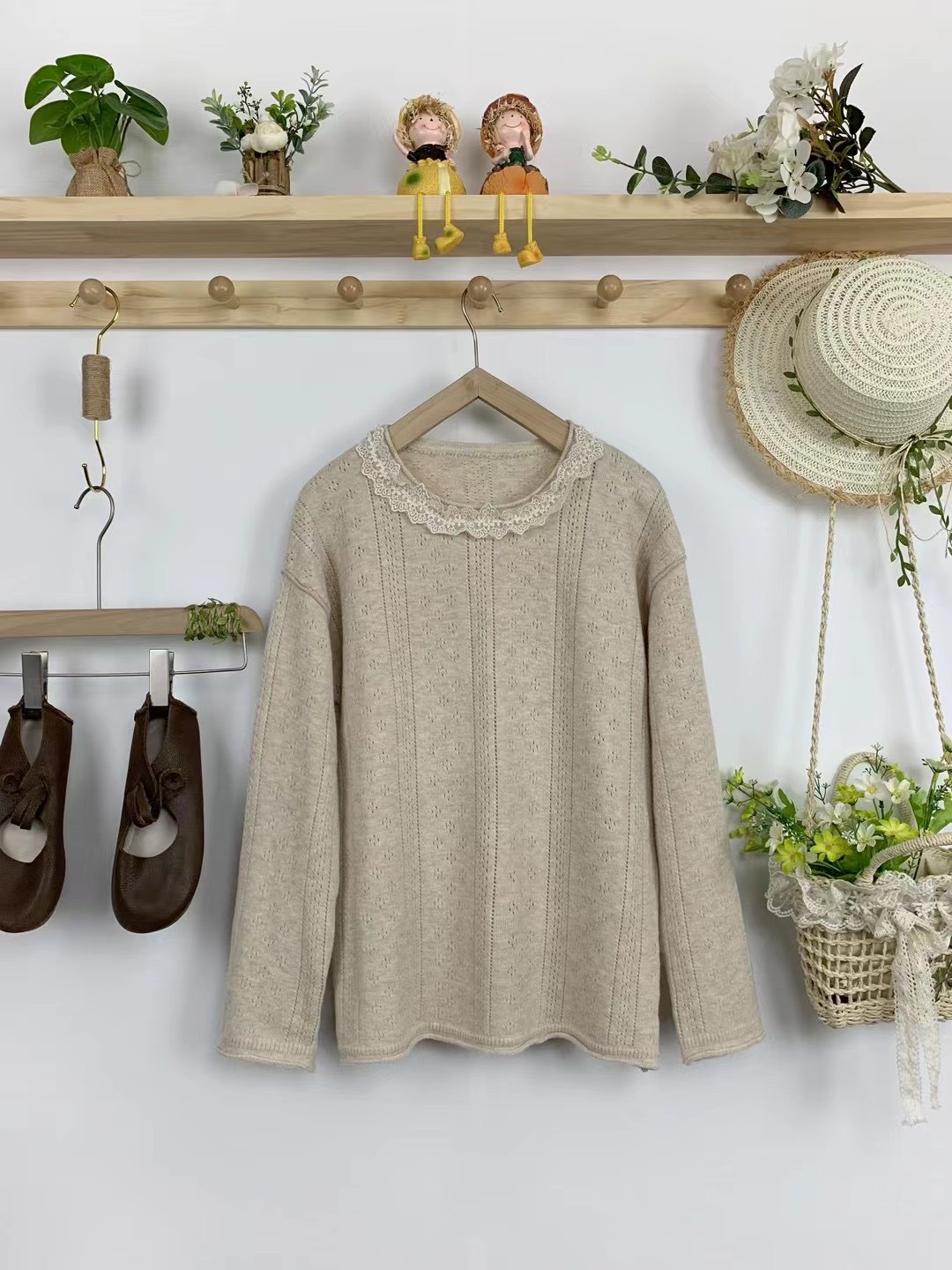 Chicfifth Sweater Women Winter Long Sleeve High Quality Autumn Vintage Top Knitted Cardigan