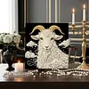 DIY Pearl Painting Sheep for Home Wall Decor with Frame(30x30cm)