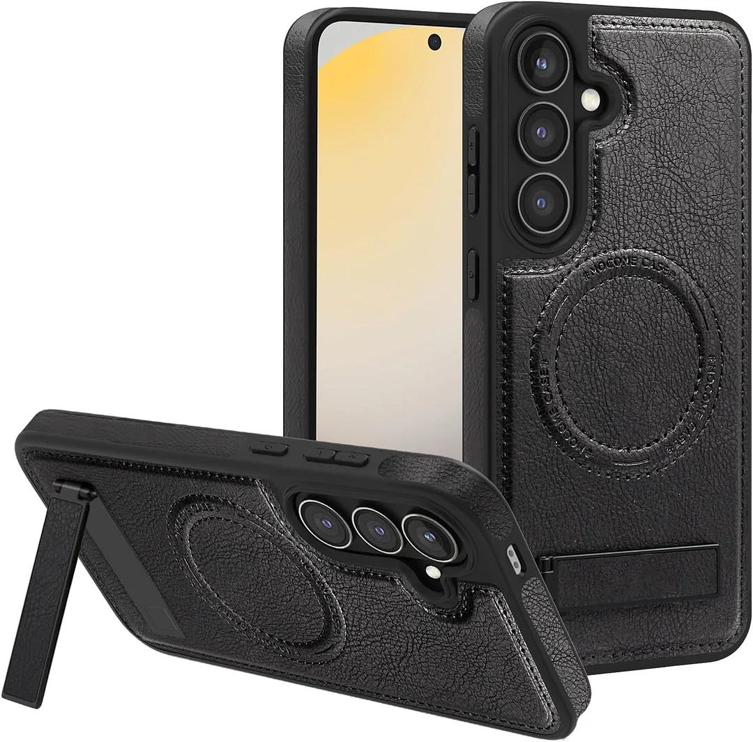 Samsung Galaxy Z Fold 6 Leather Case Magnetic Protective Case Holder Phone Case