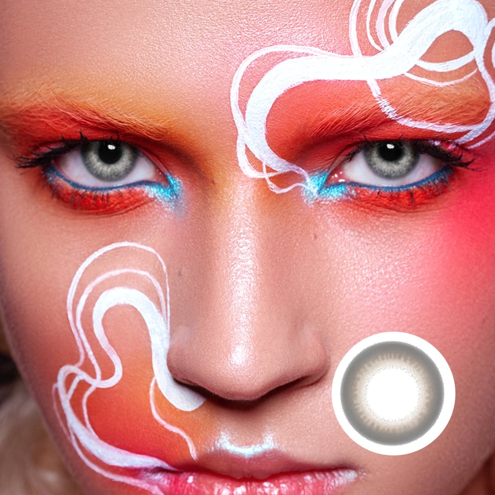 NEBULALENS Galo/Brown Yearly Prescription Colored Contacts NEBULALENS