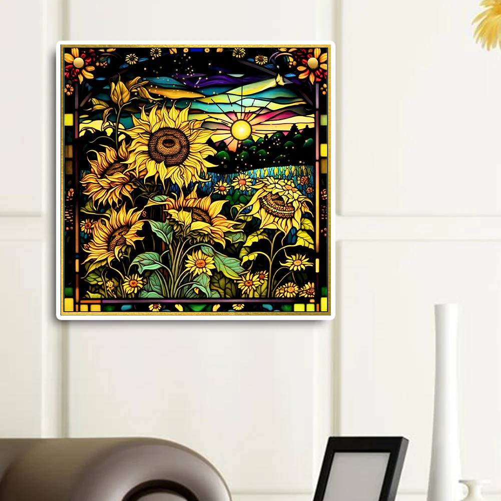 Diamond Painting - Full Round Drill - Sunflower(Canvas|30*30cm)