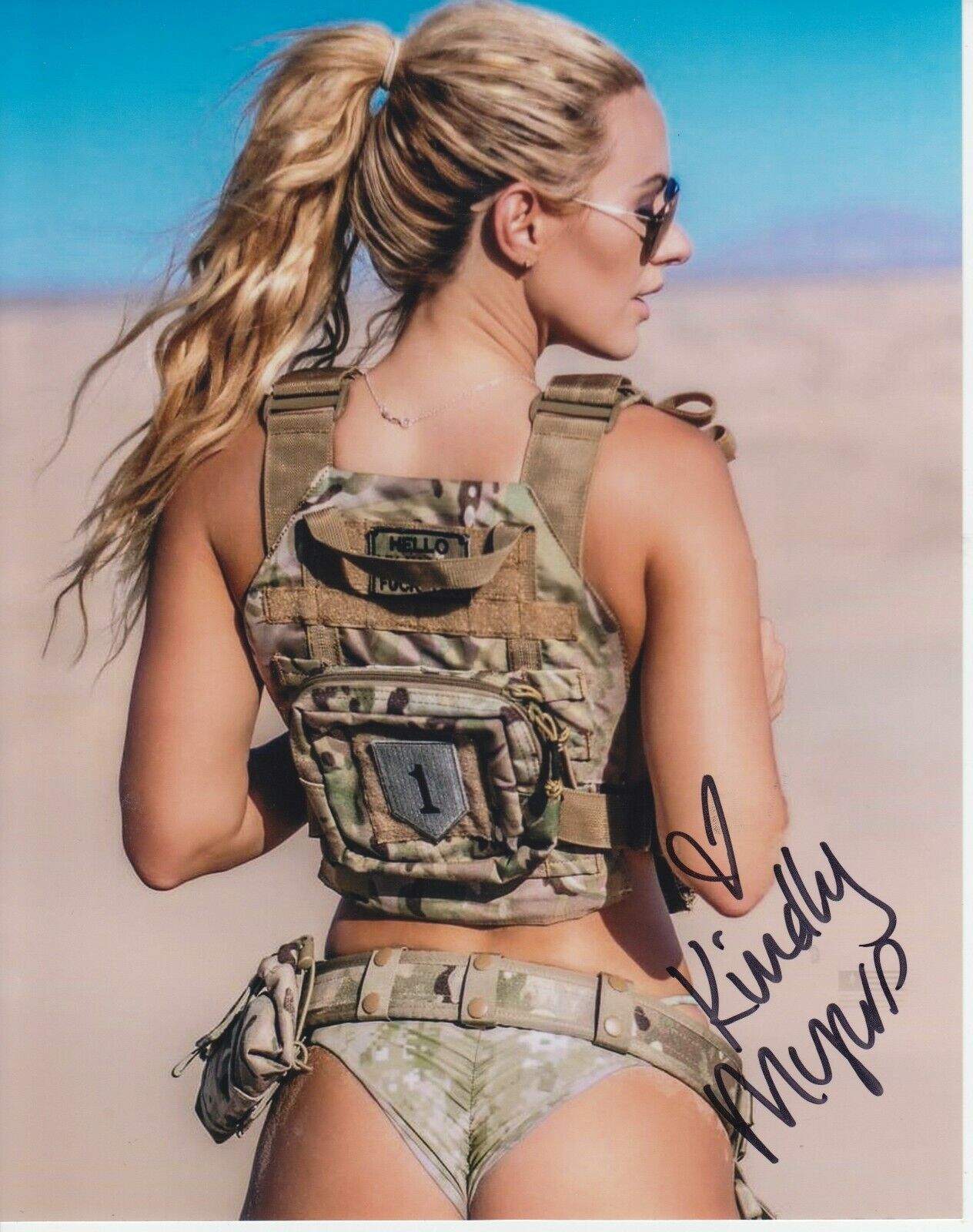 Kindly Myers 8x10 Signed Photo Poster painting w/ COA Model #2