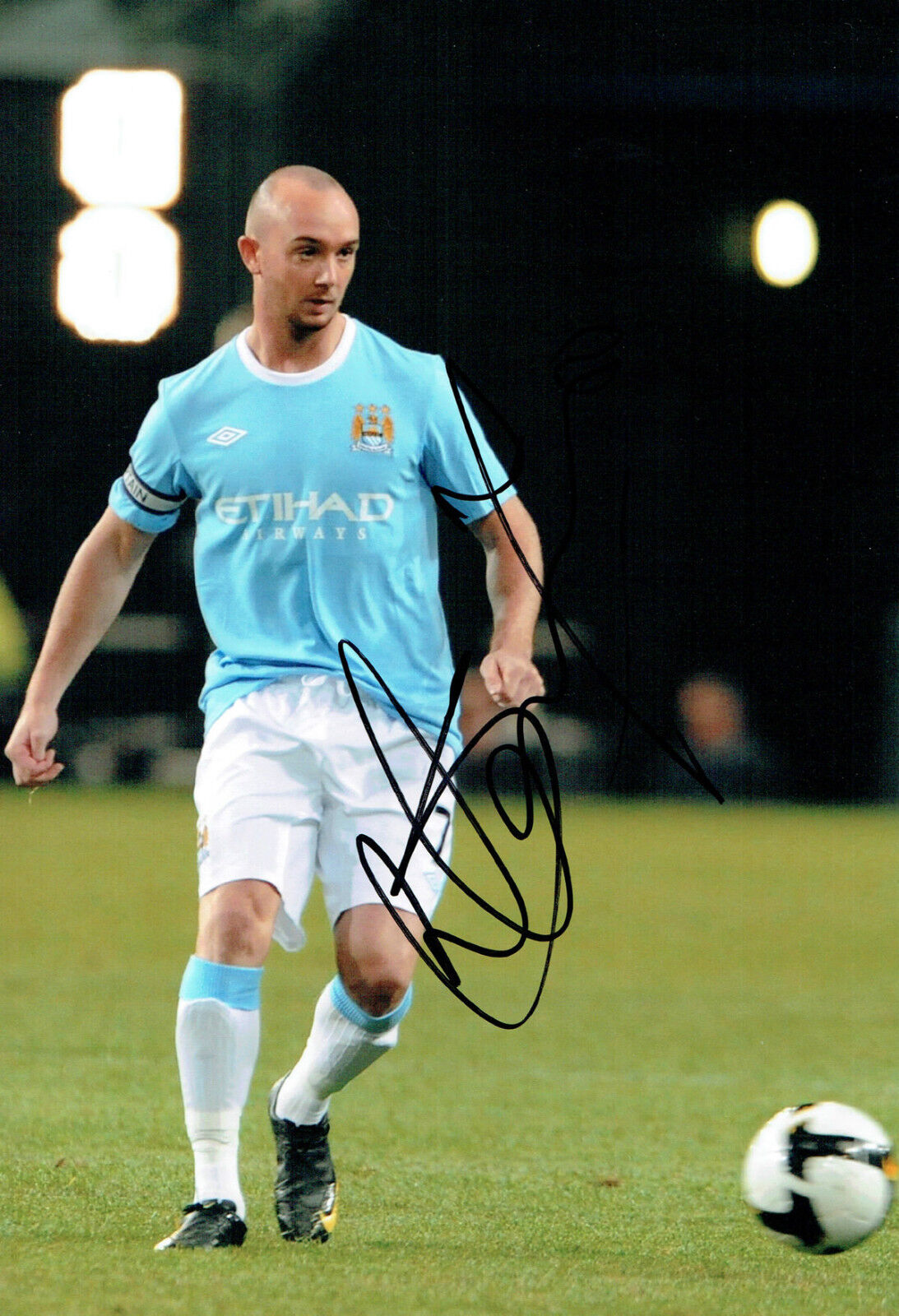 Stephen IRELAND Signed 12x8 Photo Poster painting AFTAL COA Autograph Manchester City