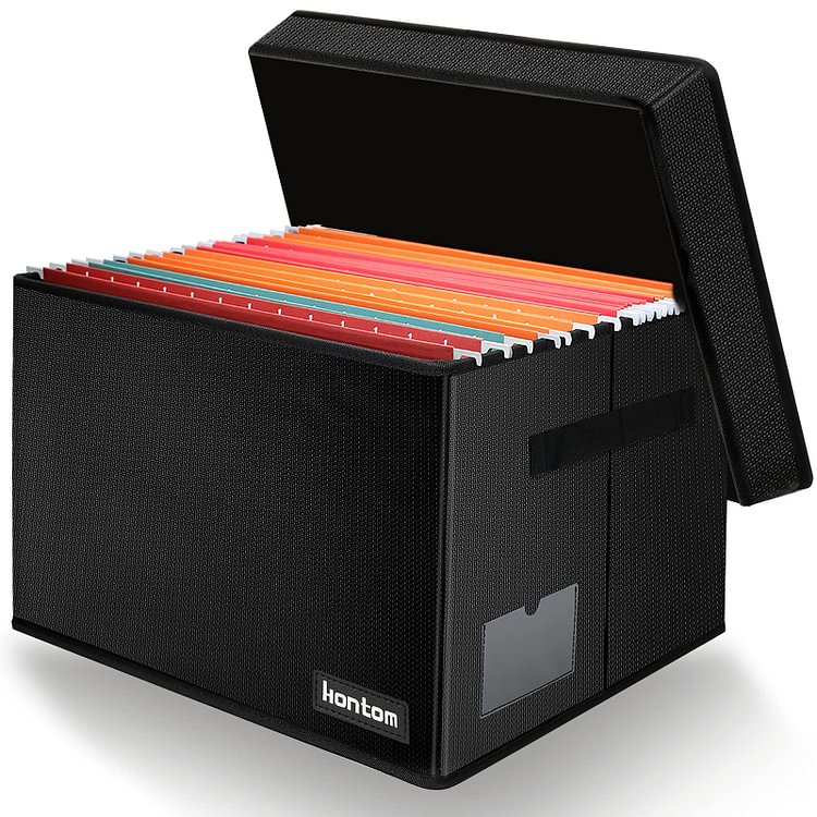 Hontom File Organizer Box (15 x 12.5 x 10 inch)