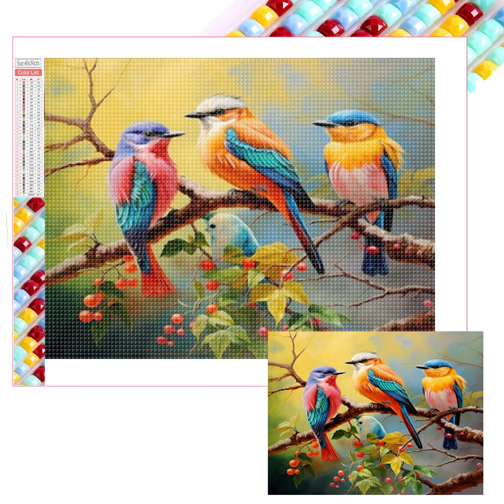 Full Square Diamond Painting - Bords(Canvas|45*35cm)