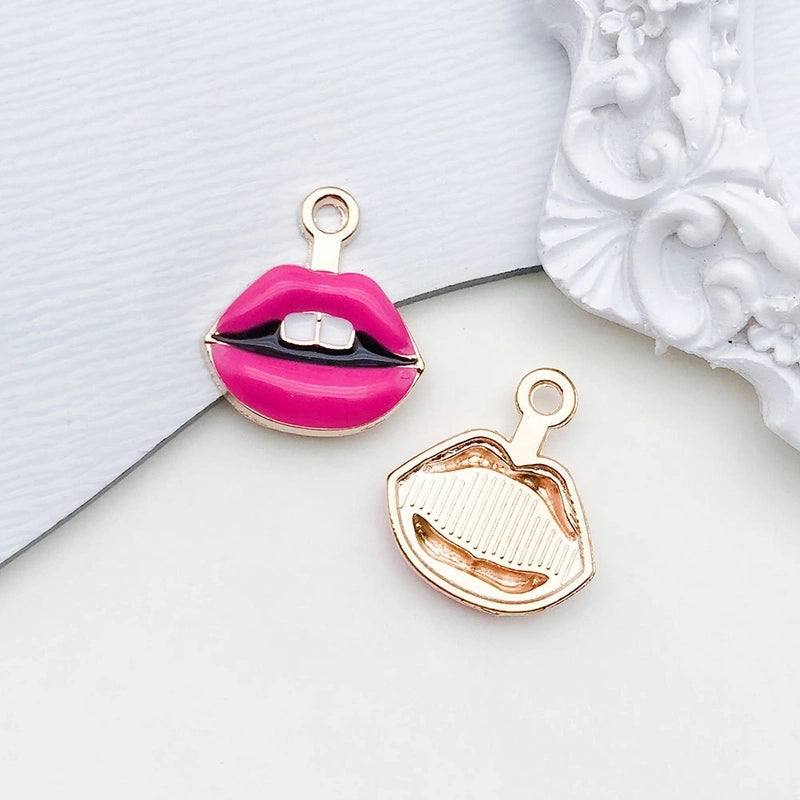 1 Piece 17 * 21mm Zinc Alloy Heart Shape Flower Pendant Jewelry Accessories