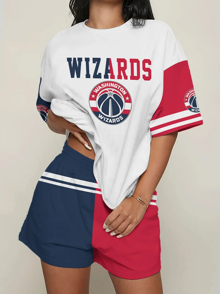 Washington Wizards Limited Edition Top And Shorts Two-Piece Suits