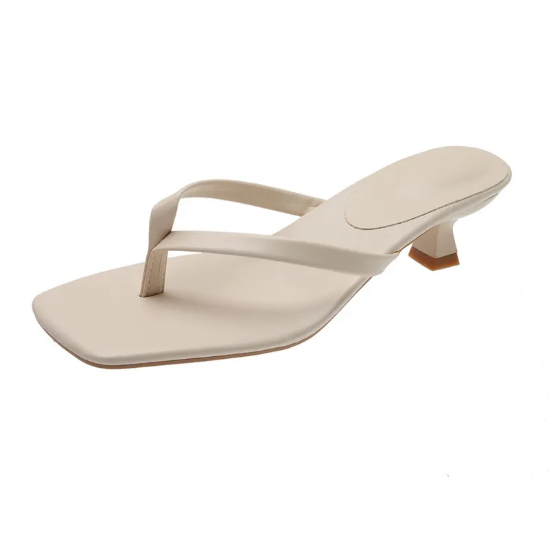 Yyvonne Clip Flip-Flop Women 2025 Summer New Fairy Wind Head High And Cold Slippers Woman