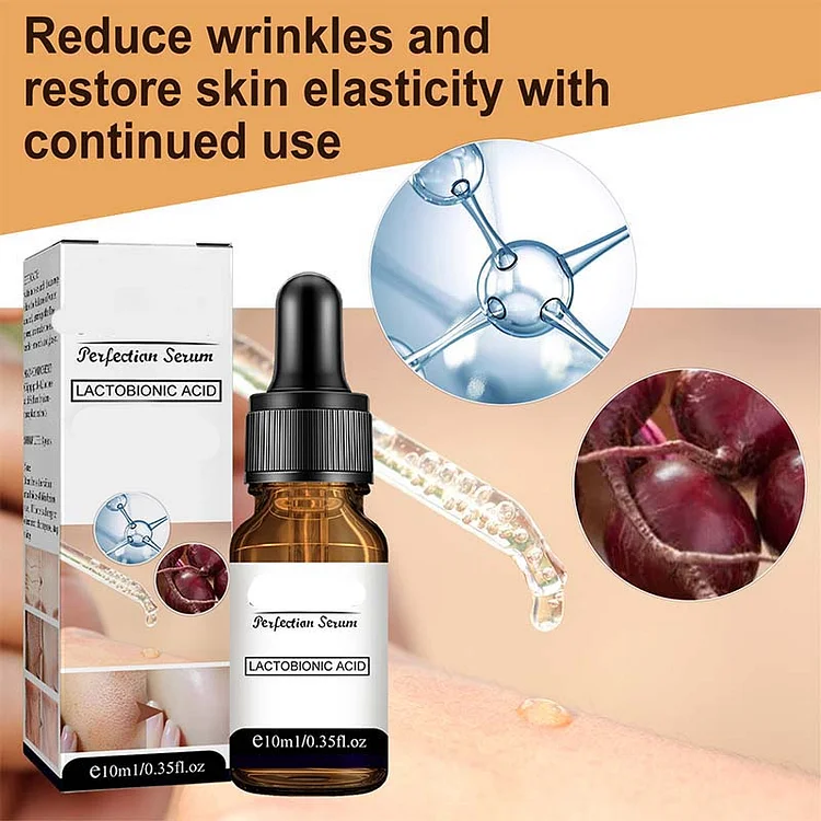 Siero Viso Idratante all'Acido Lattobionico per Pori Dilatati