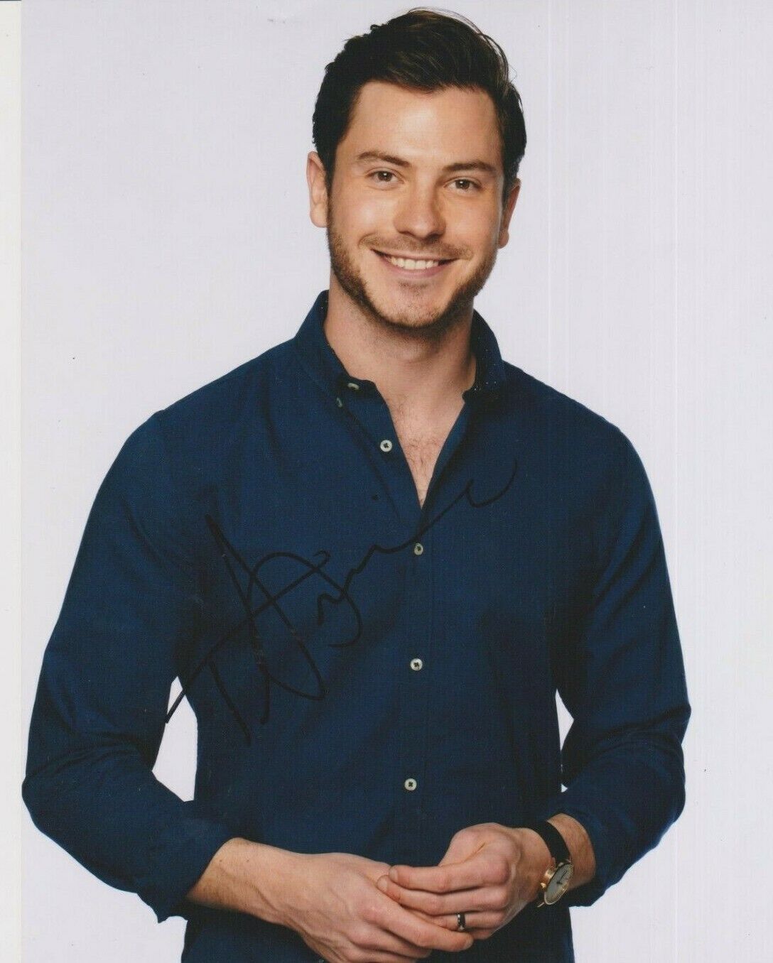 Toby Alexander Smith **HAND SIGNED** 10x8 Photo Poster painting ~ Eastenders (Gray)