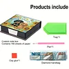 5D Dachshund DIY PU Diamond Painting Notecard Box with 160 Sheets Paper Holder
