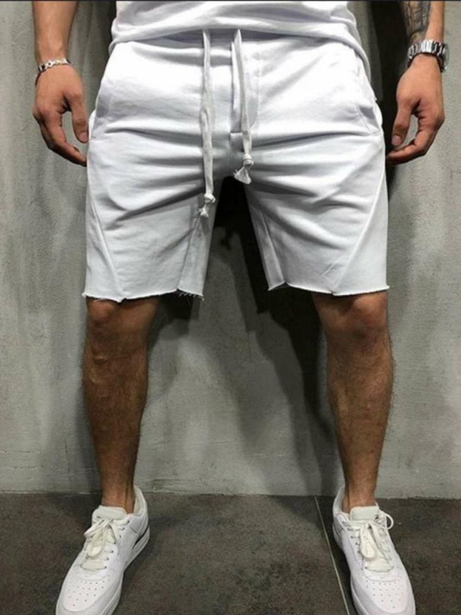 men's five-point pants sports pants