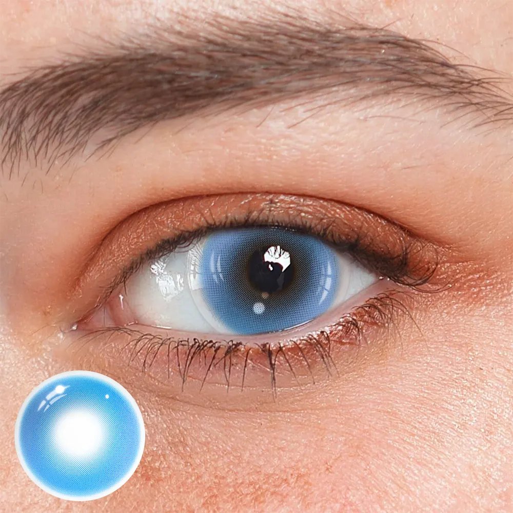 Cosplay Abyss Blue Coloured Contact Lenses