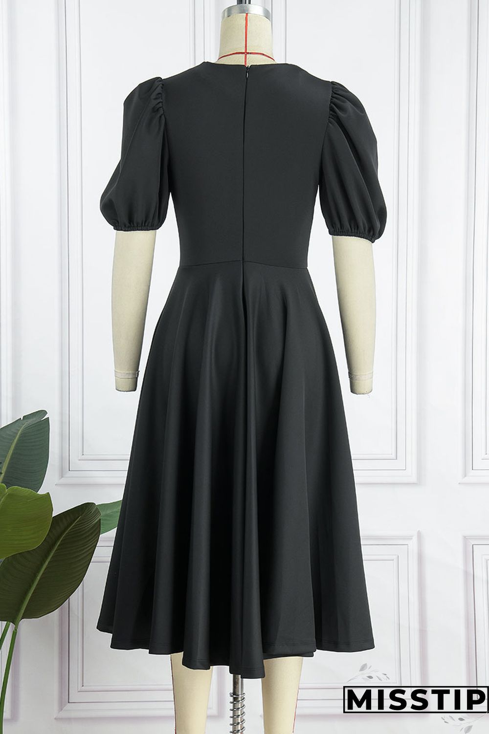 Blue Casual Solid Patchwork O Neck A Line Dresses