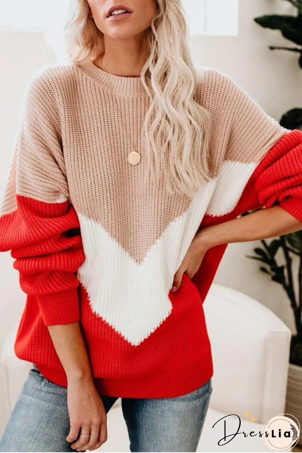 Comfy Loose Stitching Sweater(2 Colors)