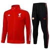 Joyfball 2025/2026 Liverpool Long Zipped Jacket Red Soccer Jersey 1:1 Thai Quality Set