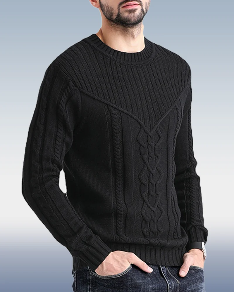 Men's Casual Pullover Sweater 3 Colors