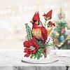 Diamond Painting Acrylic Cardinal Desktop Ornaments Kit