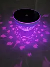 Solar-Powered Outdoor Water Float Light 5-Mode Fish Projection Lamp Pond Decorative Floating Lights Color Changing Hollowed-Out Pool Lights for Lake Garden Patio Over
