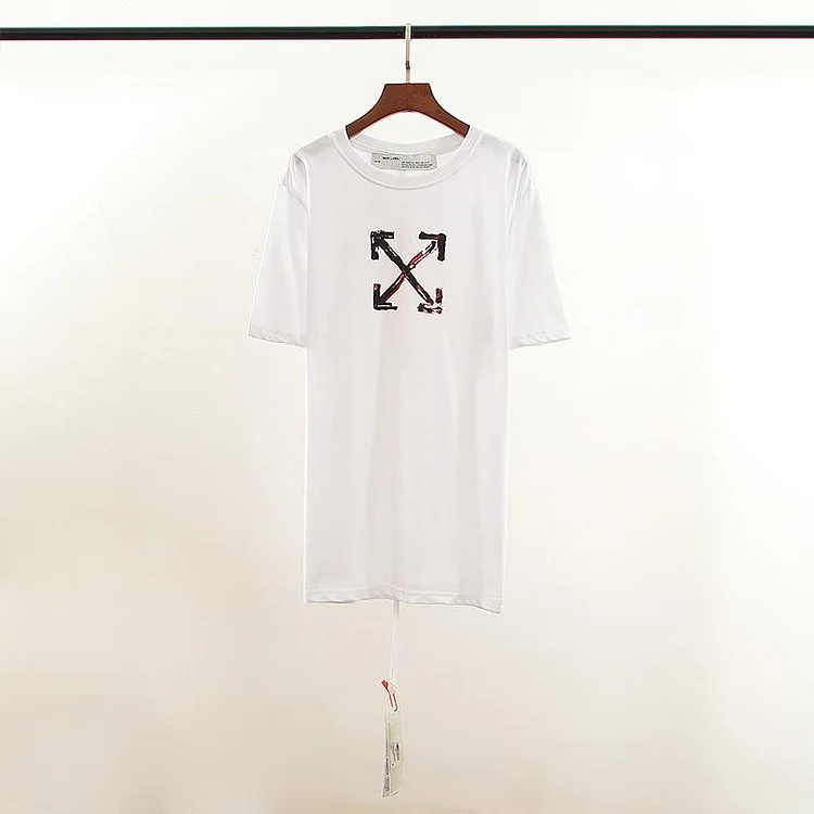 Off White T Shirt Simple Printed Men's Couple Wear Casual Large Size Loose Short Sleeve Tshirt Owt