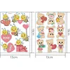 2 Sheets Diamonds Painting DIY Cartoon Animals Sticker