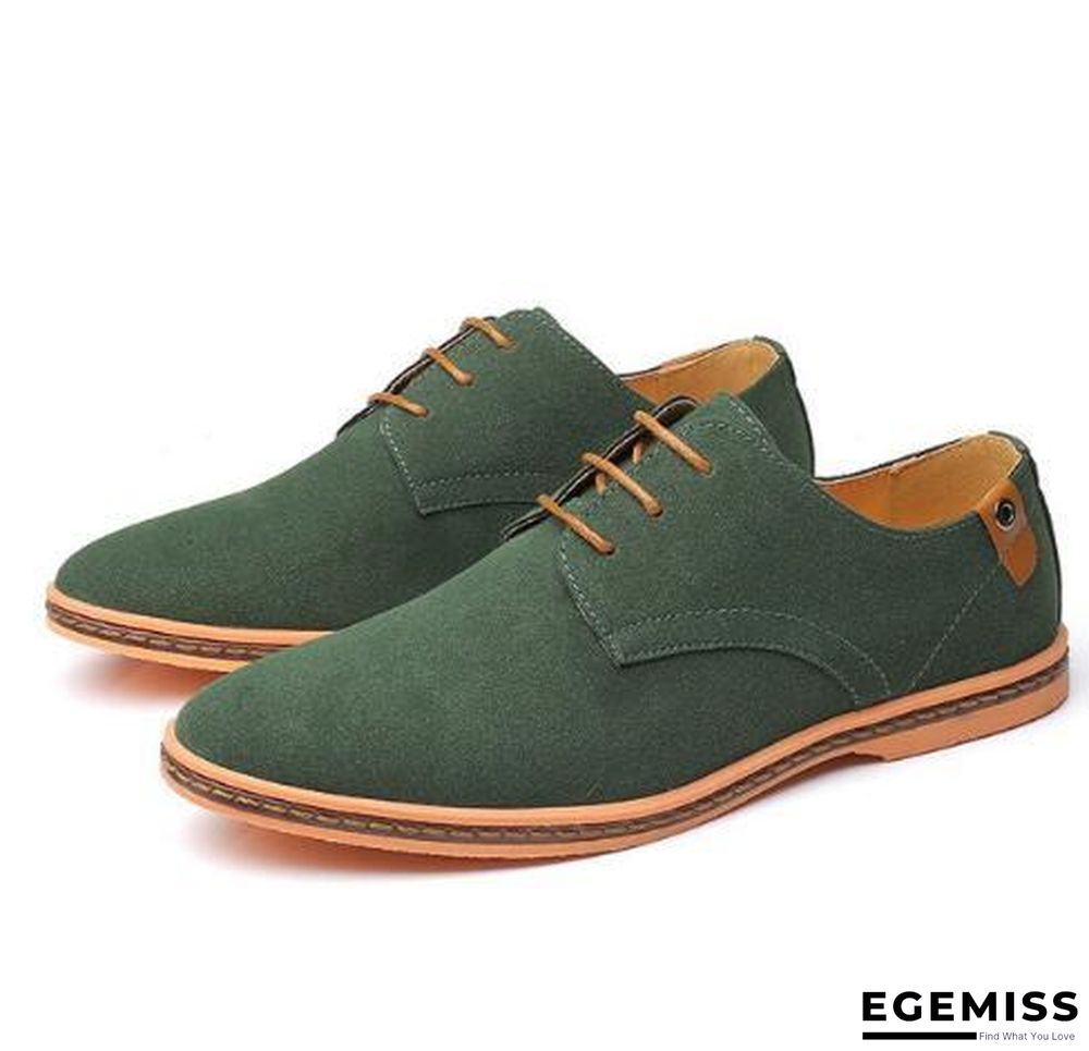 Big Size Suede Leather Men Shoes Oxford Casual Classic Shoes Comfortable Footwear | EGEMISS