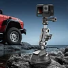 Camera Suction Cup Car Mount 360 Adjustable for GoPro Insta360 DJI Action Camera