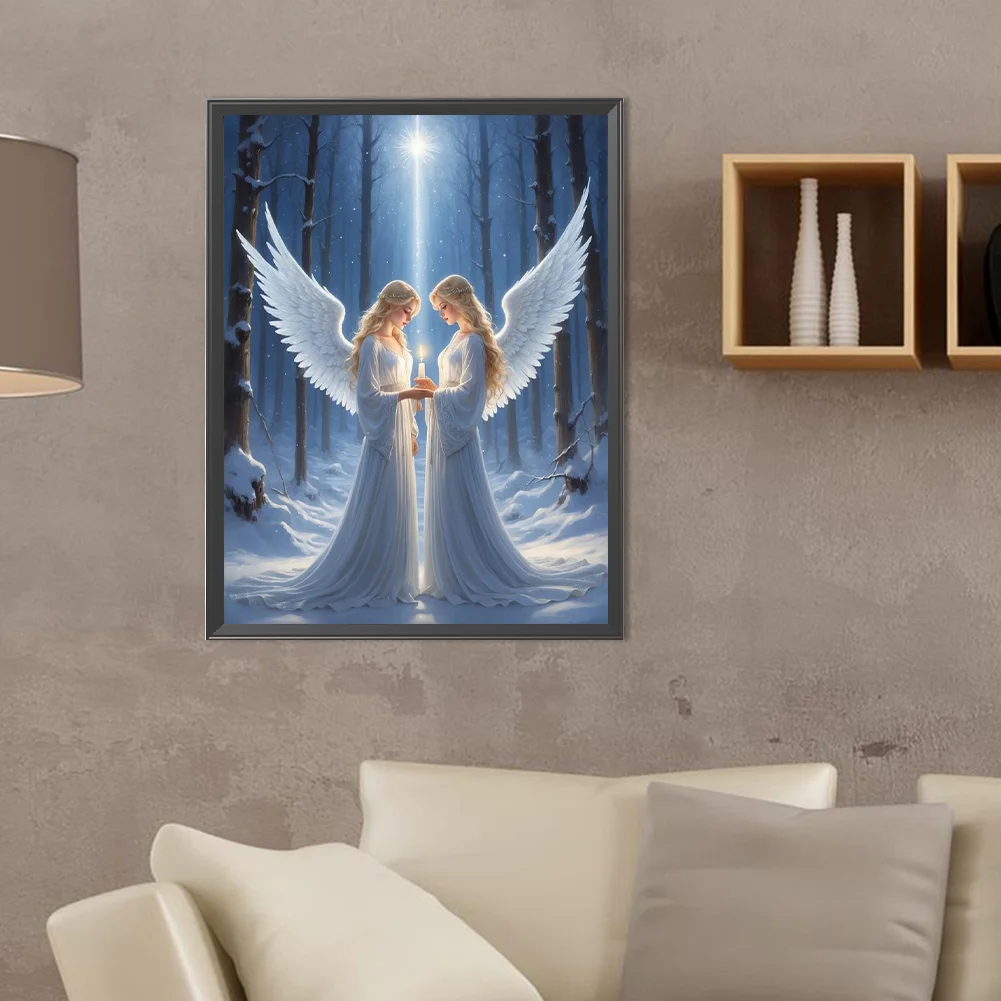 Full Round Diamond Painting 30*40cm - Praying Girl