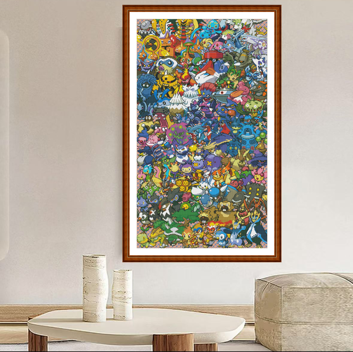Pokémon series Painting Fairy Cross Stitch
